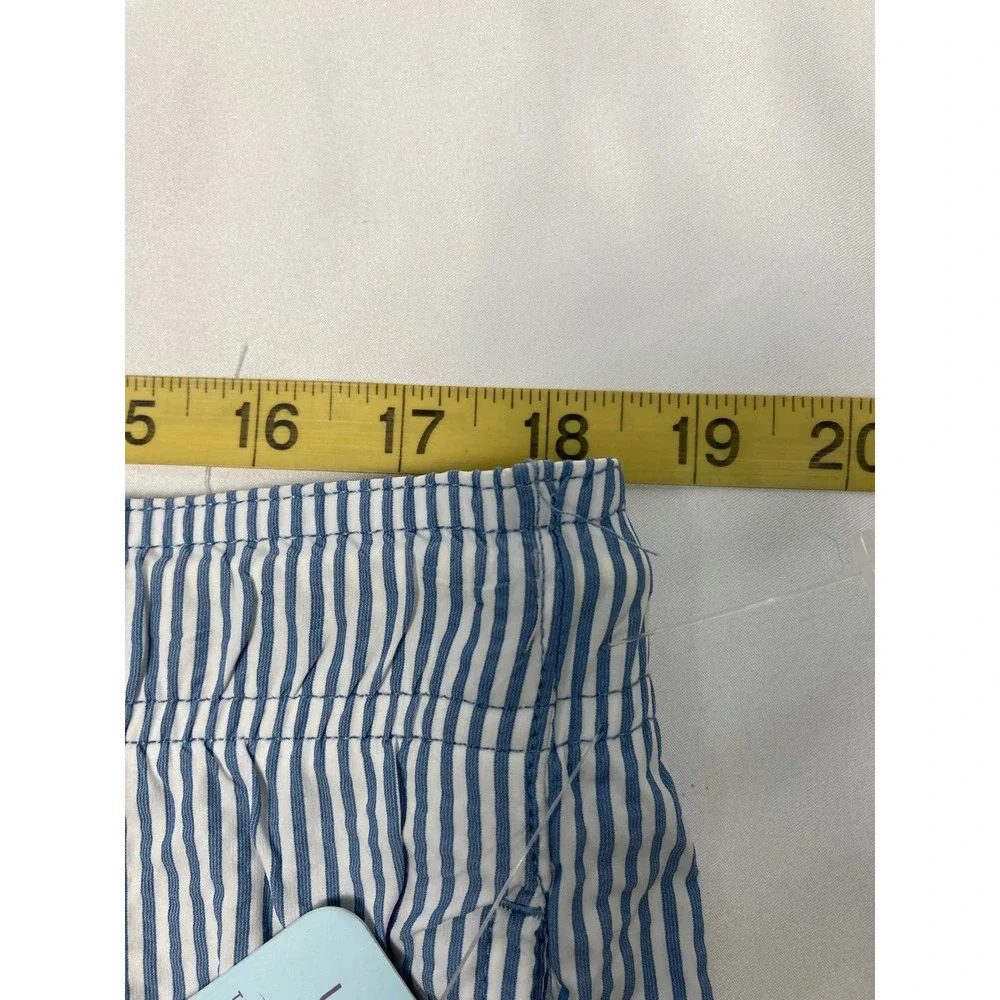 Laguna Swim Trunks Men's‎ XL Blue White Striped Lined Drawstring Shorts NWT